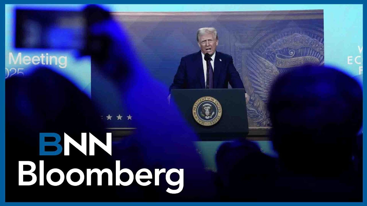 Trump urges lower oil prices, interest rate cuts at Davos