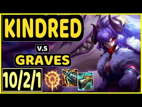 DON ARTS (KINDRED) vs GRAVES - 10/2/1 KDA JUNGLE GAMEPLAY - EUW Ranked GRANDMASTER