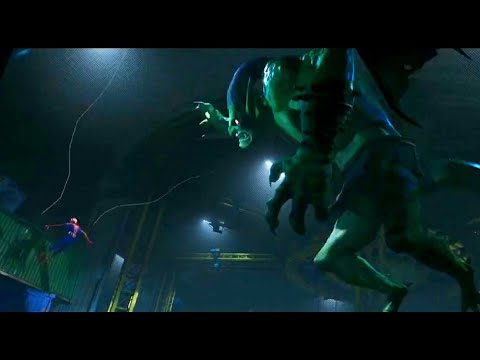 Spiderman Vs Green Goblin Spider-Man Into the Spider-Verse