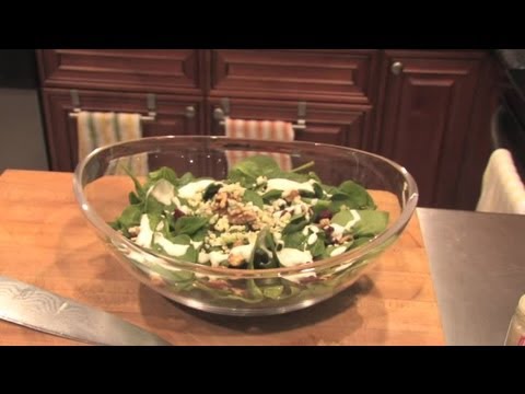 Spinach, Gorgonzola, Cranberry Salad & Walnut Dressing : Different Tastes & Recipes