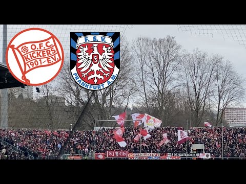 Kickers Offenbach auswärts beim Frankfurtderby! FSV Frankfurt vs Kickers Offenbach 05.03.23