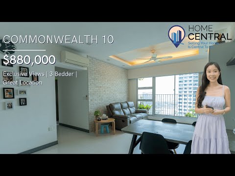 Inside A 4RM With Exclusive Views From A High Floor In Commonwealth For $880K | Singapore Home Tour