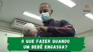 O que fazer quando um bebê engasga? Samu de Santos dá dicas para o primeiro atendimento
