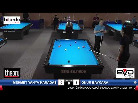 MEHMET YAHYA KARADAŞ & ONUR BAYKARA Bilardo Maçı - 