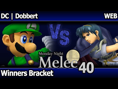MNM 40 Melee - DC | Dobbert (Luigi) vs WEB (Marth) - Winners Bracket