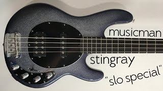 Video thumbnail for IT'S SO SPARKLY! -- MusicMan Stingray SloSpecial demo/review by NICKO