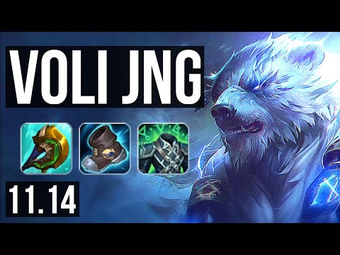VOLIBEAR vs SHACO (JUNGLE) (DEFEAT) | 1.7M mastery, 600+ games, Godlike | NA Diamond | v11.14