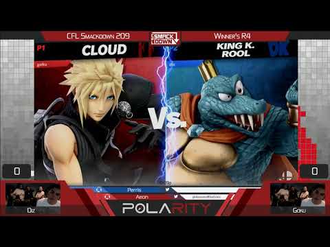 CFL Smackdown Ultimate 209 - Goku (Cloud) vs DiZ (King Dedede, King K. Rool) - Winners R4