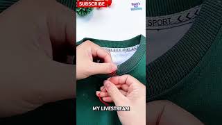 No Cutting Needed Easy DIY Neckline Alteration. #fashiontips #sewingtips #styletips #lifehacktips