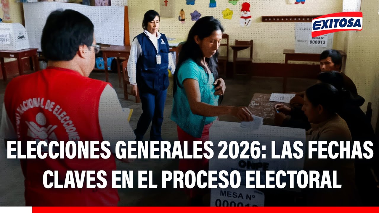 🔴🔵 Elecciones 2026: Las FECHAS CLAVES que definirán a los candidatos en el proceso electoral