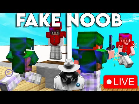 INSANE Fake Noob Prank on Minecraft Streamers!!