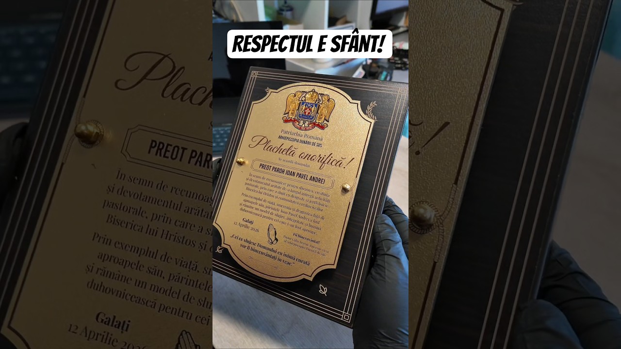 Thumbnail video Plachetă onorifică pentru preot