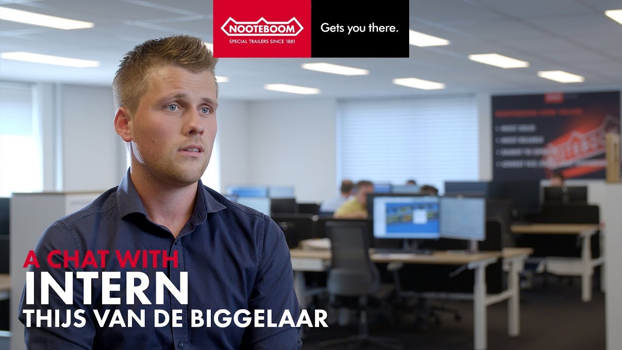 Meet Thijs! Engineering intern at Nooteboom