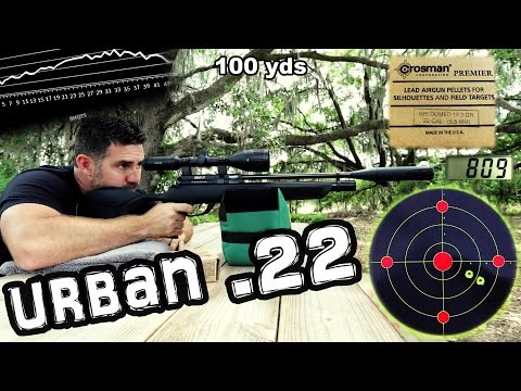 Gamo Urban .22 Air Rifle - 50 & 100 Yard Accuracy Test !! + FULL REVIEW - PCP Airgun - Pellet Gun