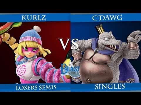Top Blastzone 29 Losers Semis - Kurlz (Min Min) Vs. C'Dawg (King Krool)