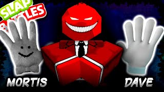 New MORTIS Glove🔥 & DAVE Glove💥 (FULL EVIL BARZIL GUIDE) - Slap Battles Roblox