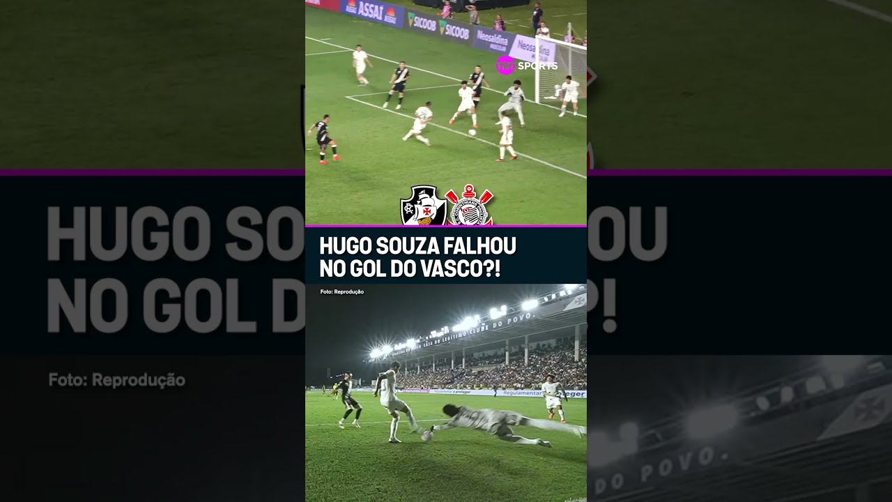 Momento da partida: O HUGO SOUZA FALHOU NO GOL DO VASCO?! #shorts