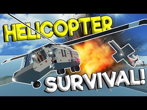 MULTIPLAYER HELICOPTER CRASH & EXPLOSION SURVIVAL! - Stormworks: Build and Rescue Gameplay Survival