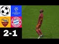 Roms Nightmare Niederlage für Bayern Viertelfinale Hinspiel Rom vs Fc Bayern München 2-1 UCL
