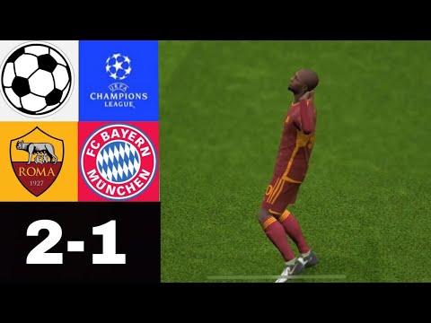 Roms Nightmare Niederlage für Bayern Viertelfinale Hinspiel Rom vs Fc Bayern München 2-1 UCL