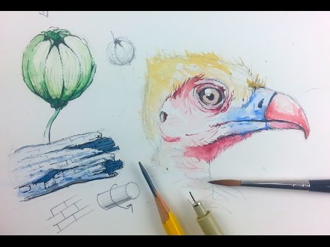 Beginner Watercolor Exercises | How to Paint Small Details