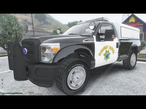 GTA 5 Live PD - California Highway Patrol - F-350 - LSPDFR 0.4.6