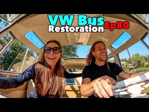 VW Bus Restoration - Episode 80 - FIRST DRIVE! | MicBergsma