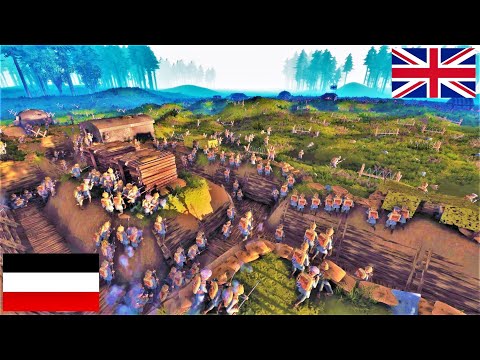 1000's German Soldiers Vs 1000's British Soldiers | WW1 Trench Battle - Rising Front