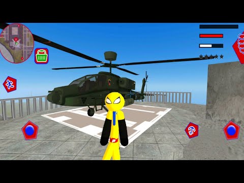 US Police Stickman Rope Hero Crime Simulator 2021 - Walkthrough Part 1 - Android Gameplay