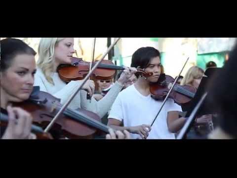 Flash Mob Orchestra at Street Food Festival