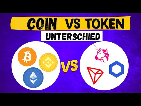 Was ist der Unterschied zwischen COIN & TOKEN? | Einfach erklärt mit Animationen