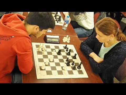 2017-10-19 IM Khanin Semen - IM Nechaeva Marina Chigorin blitz.