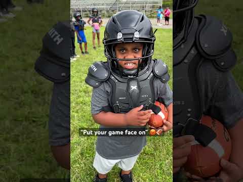 He was ready for the first day of practice 😎👏 #shorts