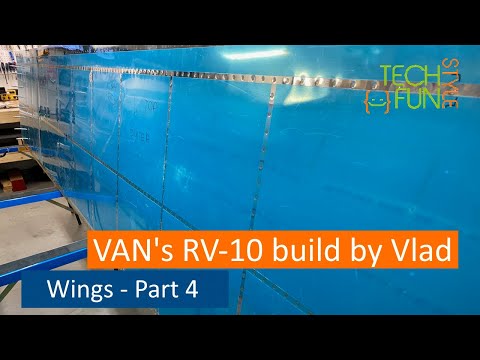 RV-10 - Wings assembly. Riveting mode ON.