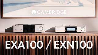 Video thumbnail for Cambridge Audio EXA100 integrated amp and EXN100 music streamer | Crutchfield by CRUTCHFIELD