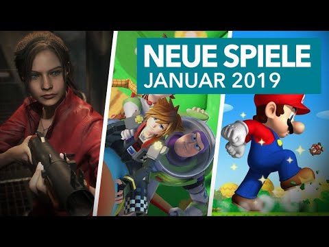 Neue Spiele für PS4, Xbox One & Nintendo Switch im Januar