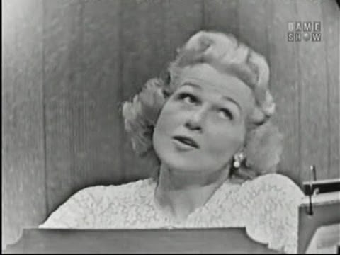 What's My Line? - Jo Stafford; David Niven [panel] (Oct 14, 1956)