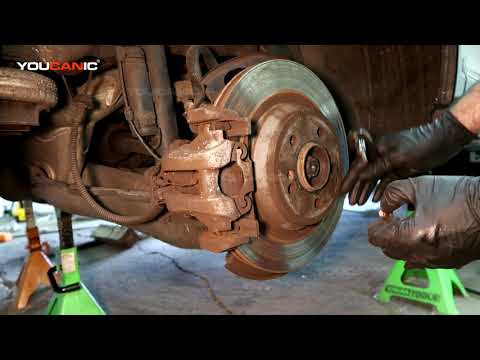 2006-2013 Mercedes-Benz S-Class W221 S550 V8 Rear Brake Pad and Rotor Replacement