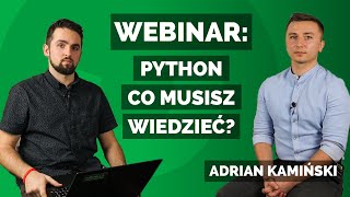 Webinar: Python - wszystko co musisz wiedzieć na start