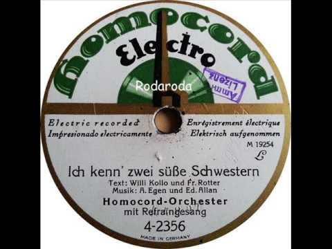 Ich kenn´ zwei süße Schwestern   Fred Bird mit Max Kuttner