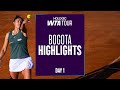 Day 1 Of Bogota With Jovic Maria Osorio WTA Match Highlights