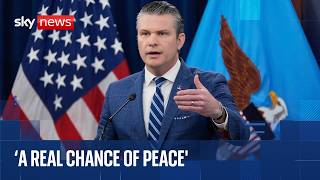 'We have a chance at real peace': Hegseth says Trump 'chose mercy' on Iran
