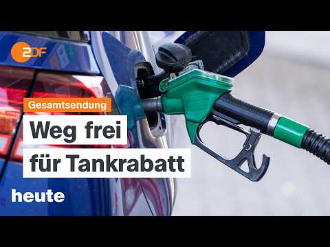 Video Thumbnail: heute 19:00 Uhr vom 24.04.2026 Tankrabatt, EU-Gipfel, Automesse in China