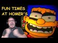 THE SIMPSONS HAVE TURNED INTO FNAF ANIMATRONICS Fun Times At Homer S Nights 1 And 2