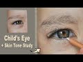 Pastel Pencil Tutorial ~ How to draw Realistic Child's EYES AND SKIN TONES... Three Stages. Narrated