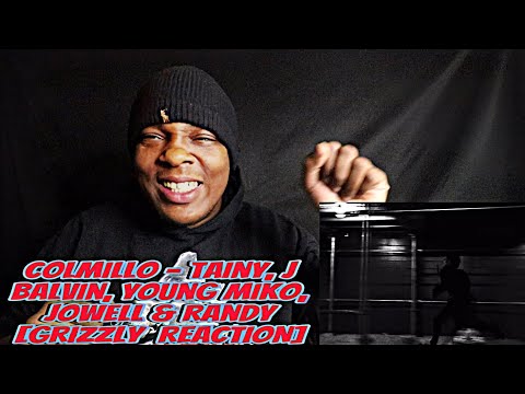 COLMILLO - Tainy, J Balvin, Young Miko, Jowell & Randy [GRIZZLY  REACTION]