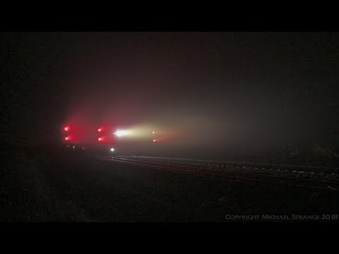 3MP5 Encounters Fog At Gheringhap - PoathTV Australian Trains & Railways