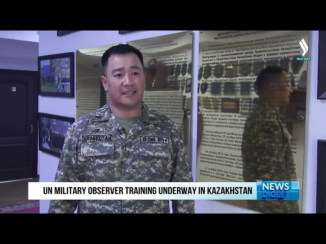 Казакстанда БУУнун аскердик байкоочуларын даярдоо жүрүп жатат