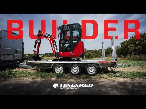 TEMARED BUILDER 4018 3,5T, custom trailer / semi-trailer