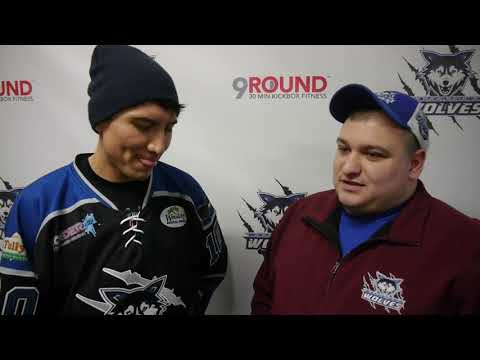 Watertown Wolves Post Game Interview-David Paige and Michael Desjarlais Sponsored by 9Round 11/30/19